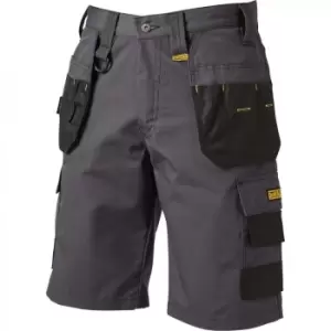 Image of DEWALT Mens Cheverley Cargo Shorts (30R) (Grey)