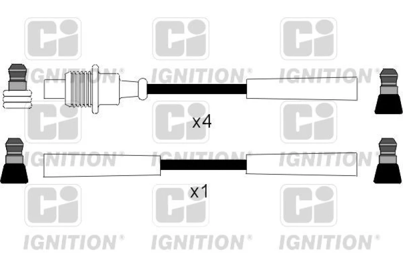 Image of QUINTON HAZELL Ignition lead set QUINTON HAZELL XC254