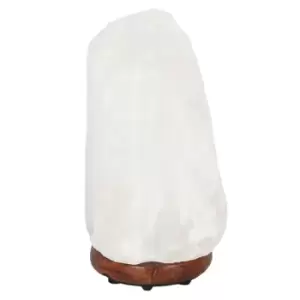 image of 3-5Kg Natural White Salt Lamp