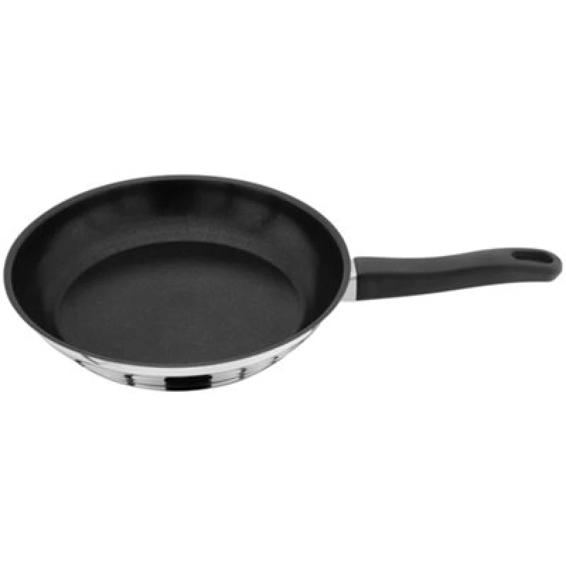 Image of Judge Essentials Stainless Steel Non-Stick Frying Pan 30Cm - Silver