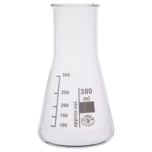 image of Simax Conical Flask Wide Neck 300ml Pack of 10