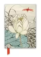 Image of ashmolean ren xiong lotus flower and dragonfly foiled journal