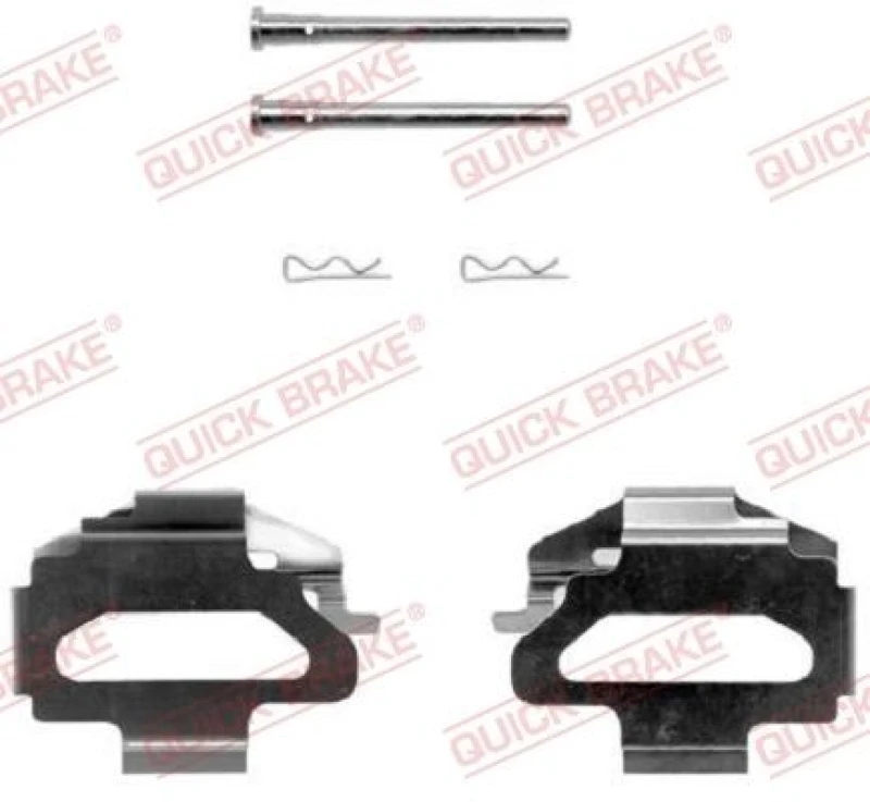 Image of QUICK BRAKE Brake pad fitting kit QUICK BRAKE 109-1141