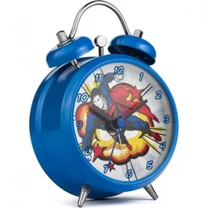 Image of Character Superman Mini Twin Bell Alarm Alarm Clock