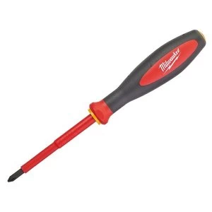 Image of Milwaukee Hand Tools VDE Phillips Screwdriver PH0 x 60mm
