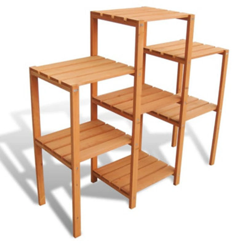 Image of vidaXL Garden Plant Stand Outdoor Patio Flower Storage Display Shelf Unit
