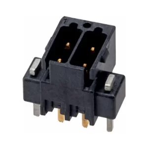 Image of Phoenix 1859644 DMCV 0,5/ 2-G1-2,54 THR 2-Row PCB Header 6A 2x2 Way 2.54mm (5)