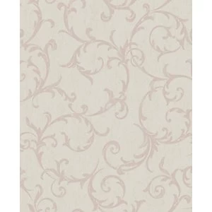 Image of Superfresco Easy Empress Scroll Beige Decorative Wallpaper - 10m