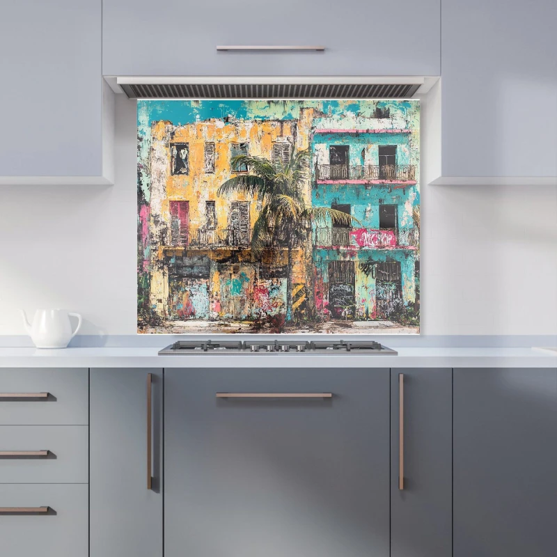 Image of Designer Kitchen Splashbacks Jasper Reed: 00002 Kitchen Splashback Size: 700mm x 650mm Multicolor Unisex 700mm x 650mm