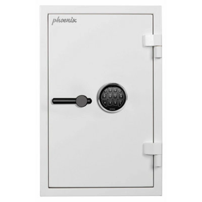 Image of Phoenix Safe Company Phoenix Fortress Ss1455E Security Safe In Scratch-Resistant White Paint With Vds Certified Electronic Lock