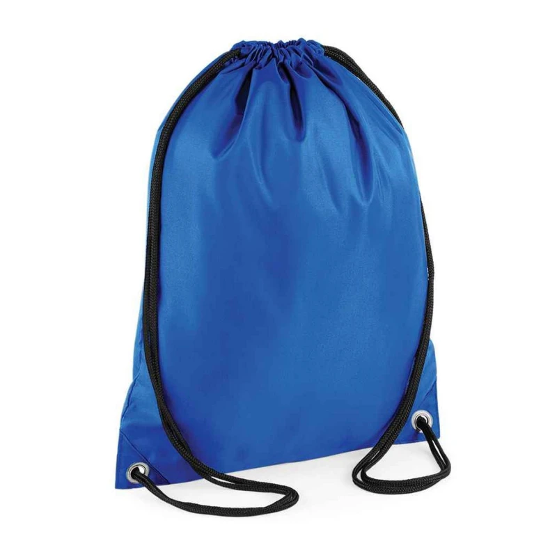 Image of Bagbase Mens Budget Drawstring Bag in Blue Blue Male