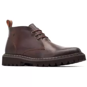Image of Base London Mens Lomax Lace Up Leather Chukka Boots UK Size 11 (EU 45)