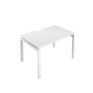 Image of Telescopic 1 Person Bench 1200 X 800 Cut Out White - White