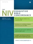 Image of niv exhaustive bible concordance third edition a better strongs bible conco