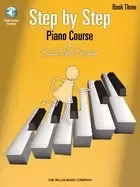 Image of step by step piano course book 3 with online audio