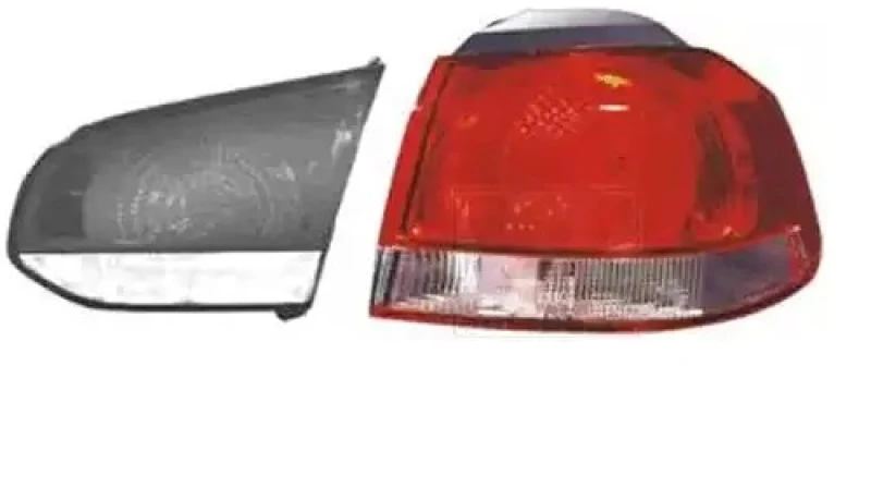 Image of VAN WEZEL 5863922 Rear light Outer section, with bulb holder, Right Combination Rearlight (391)