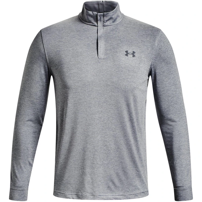 Image of Under Armour Playoff 1/4 Zip Top Steel/Mod Gray XXL