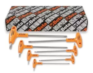 Image of Beta Tools 96TINOX-AS/S7 7pc AF Offset Hex Key Stainless Steel with Handle Set