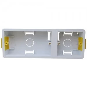 ESR 2 Gang + 1 Gang 35mm Dry Lining Plasterboard Wall Mounting Back Box