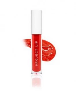 image of Project Lip Project Lip Plump & Gloss XL Pump and Collagen Lip Gloss- FLAME, Red, Women