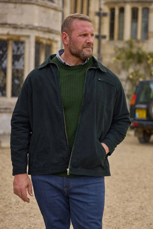 Image of BadRhino BadRhino Men Canvas Worker Jacket in Black Size: 4X-Large Black 4XL Male 5063589356772