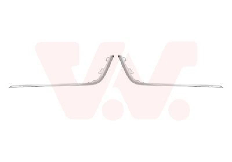 Image of VAN WEZEL Bumper grill VAN WEZEL 4407599