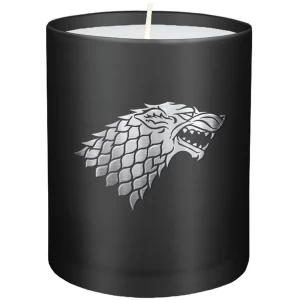 image of House Stark (Game of Thrones) Glass Candle 8 x 9 cm