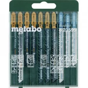 image of 10 Piece jigsaw blade set Metabo 623599000 10 pc(s)