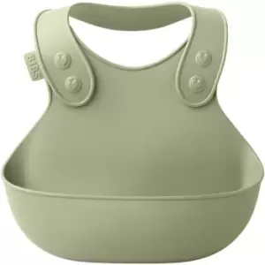 image of BIBS Overall Bib baby bib Sage 1 pc