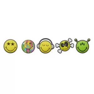 image of Crocs Smiley 5pk 19 - Multi