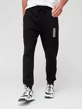 Image of HUGO Dogur Relaxed Fit Jogger, Black, Size 2XL, Men
