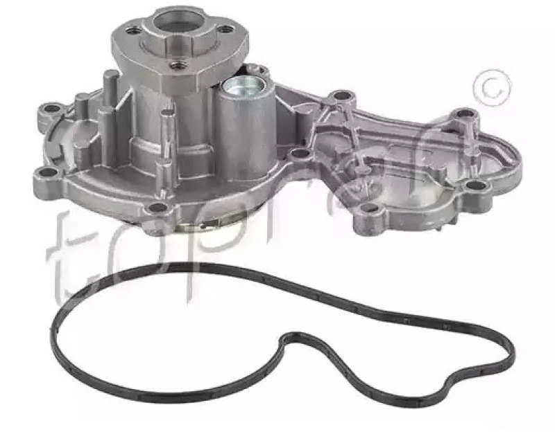 Image of TOPRAN 115 608 Water pump Aluminium Housing, without belt pulley, for V-ribbed belt use, with seal ring Water Pump (1260)