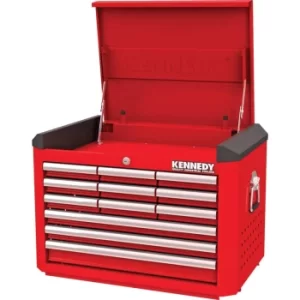 image of RED-28" 12 Drawer Top Chest