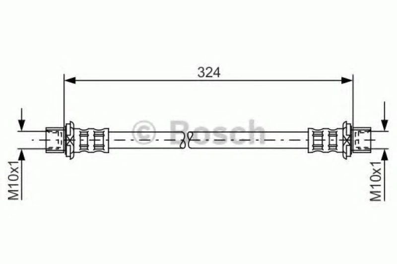 Image of K&K FT0017 Brake Hose Brake Hose (83)