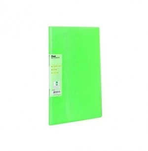 image of Pentel Recycology Vivid A4 Display Book 30Pockets Green PK10