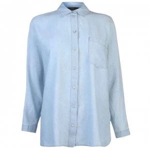 Image of SET Womens Button Blouse - 5500 DARK Blue