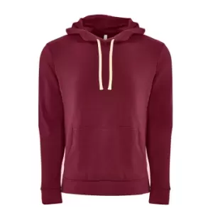 image of Next Level Adults Unisex Fleece Pullover Hoodie (L) (Maroon)