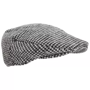 Image of Mens Traditional Lined Flat Cap (L/XL) (Dogstooth)
