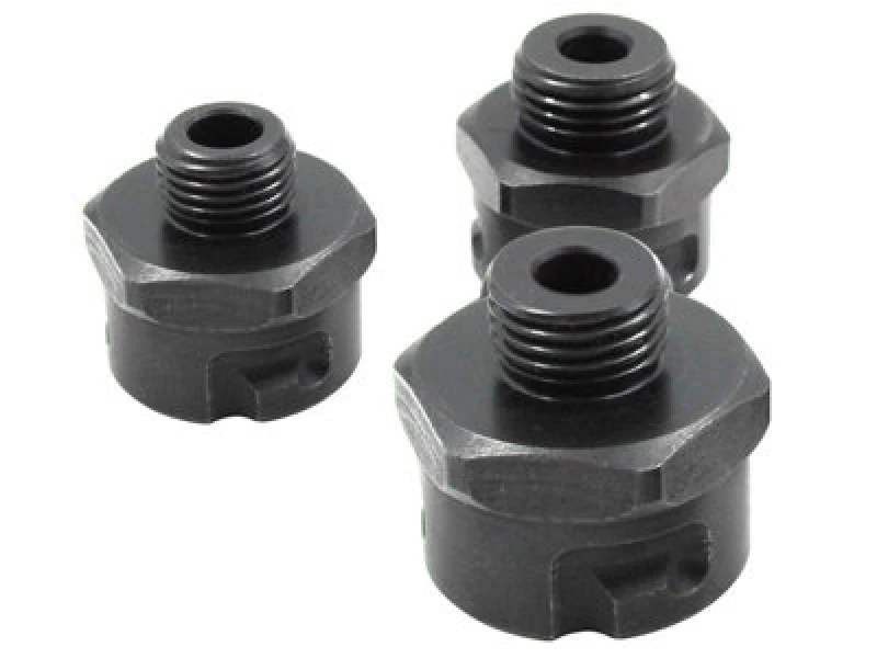 Image of Faithfull Ptsna003 Holesaw Arbor Quick Release Nut Set 3 Piece Faihsaun03