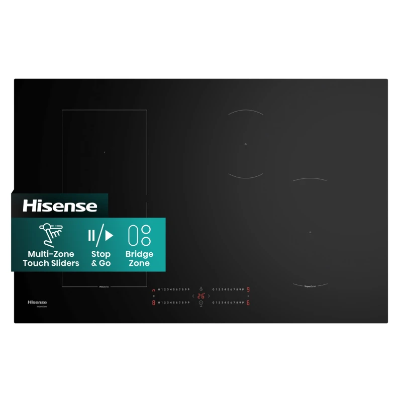 Image of Hisense HIC8422BSC 80cm Induction Hob - Black