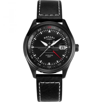 Image of Rotary Black 'Horizon' Sports Watch - HGS00006/04