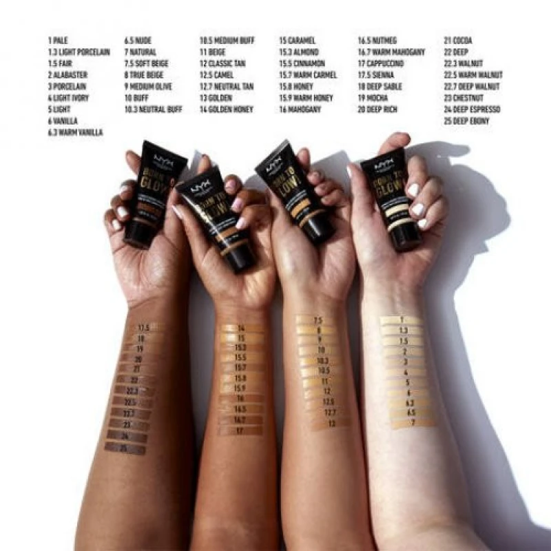 Image of BORN TO GLOW naturally radiant foundation #medium buff
