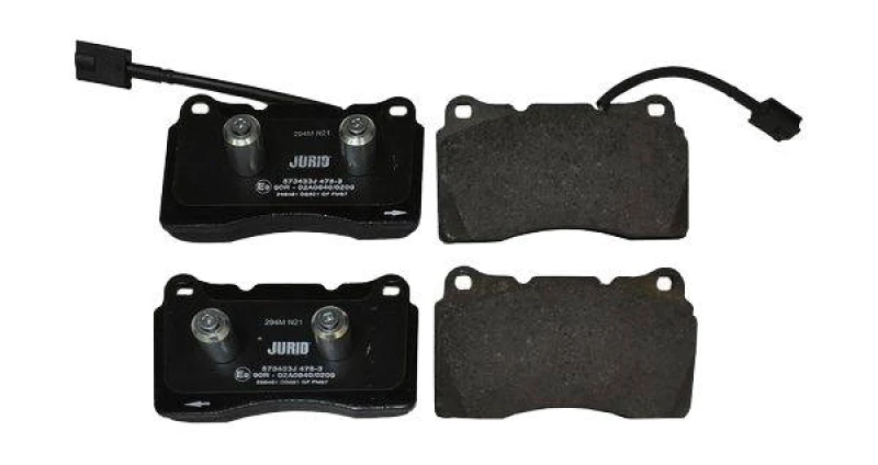 Image of JURID 573433J Brake pad set incl. wear warning contact, without accessories Brake Pad Set,disc brake (402)