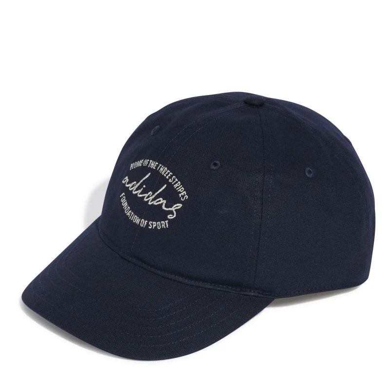 Image of adidas Dad Embroidered Baseball Cap Adults - Blue Blue Mens