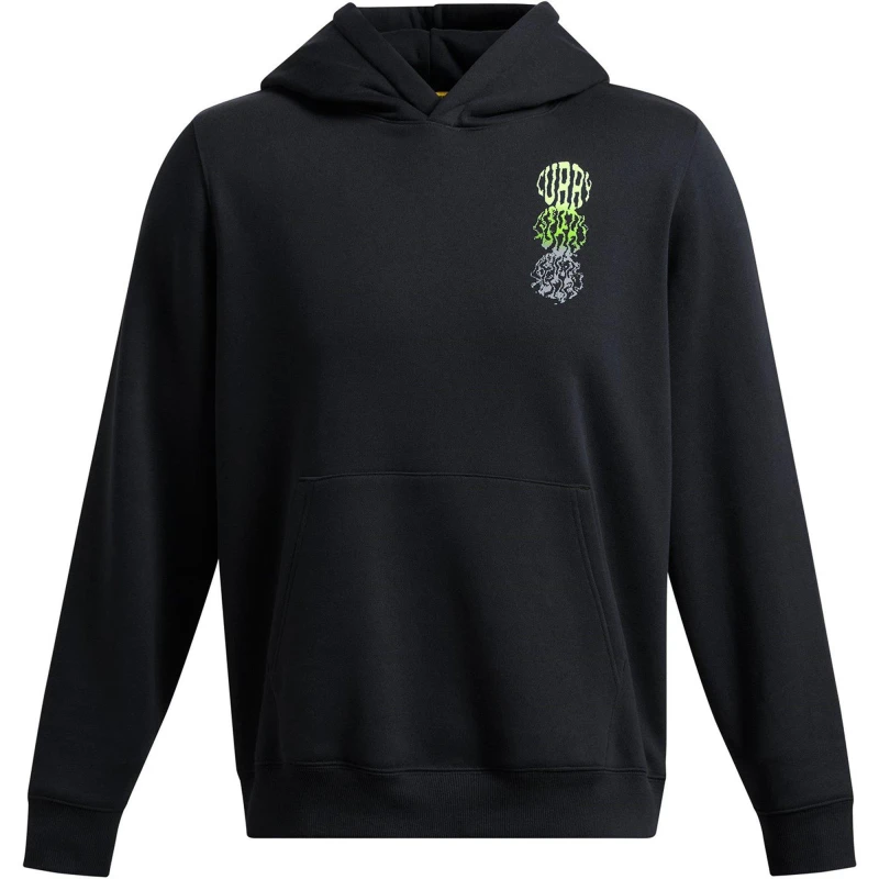 Image of Under Armour Curry Splash Graphic Hoodie Mens - Black M