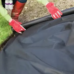 Image of 10059 Heavy Duty Weed Control Fabric / 50m Coverage From 1 Individual 50m x 1m Barrier Roll / Multi Purpose Garden Landscaping Ground Cover