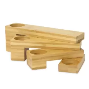 image of Bamboo Tealight Candle Holder M&amp;W