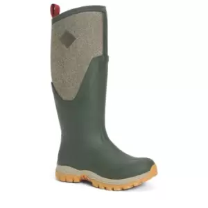 Image of Muck Boots Womens/Ladies Arctic Sport Tall Pill On Wellie Boots (3 UK) (Olive)