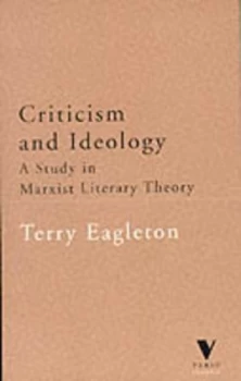 Image of Criticism and Ideology by Terry Eagleton Paperback