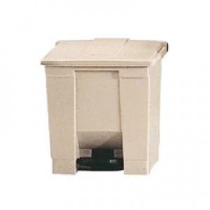 image of Slingsby Step On Waste Container 45.5 Litre Beige 324302